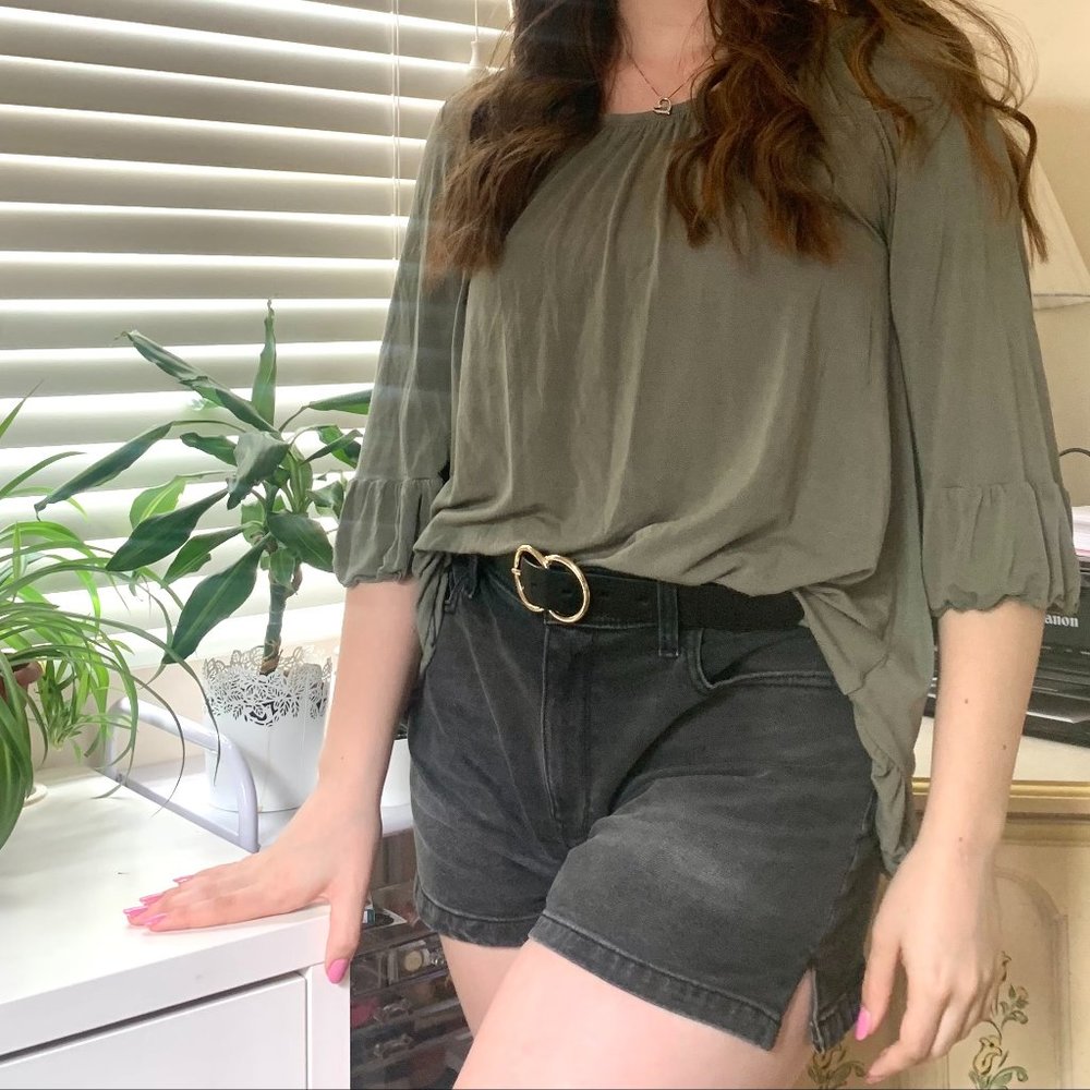 CloudChaser Green Rayon Top